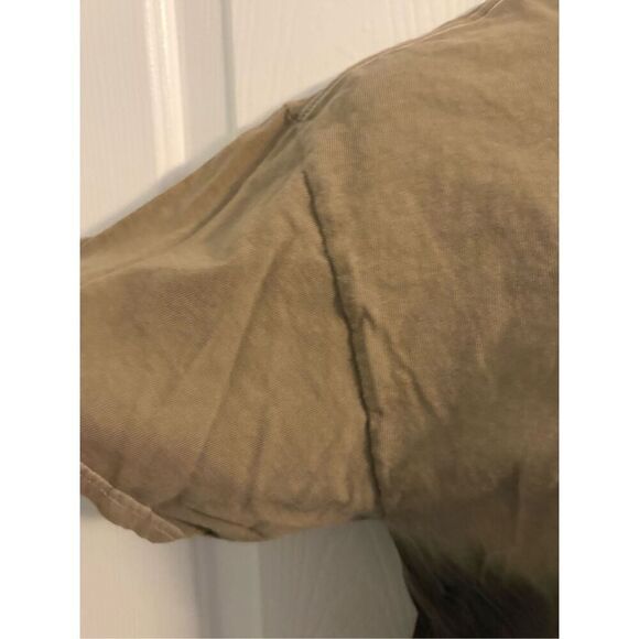 Slipknot🔥 Tan and Brown Cut Neck T-Shirt Women’s Size XL Concert Music - Picture 4 of 6